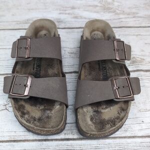 Birkenstock Brown Arizona Slide Sandals Size 39